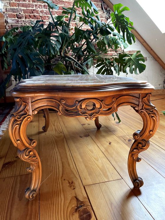 Image 1 of Coffee Table Marble Louis XV Style