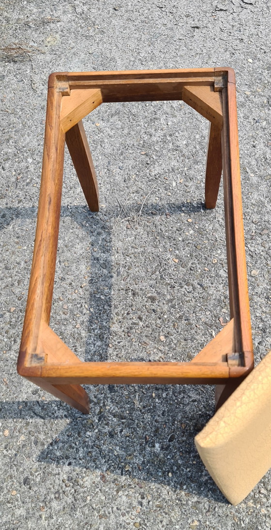 Image 1 of Mid - Century stool piano stool