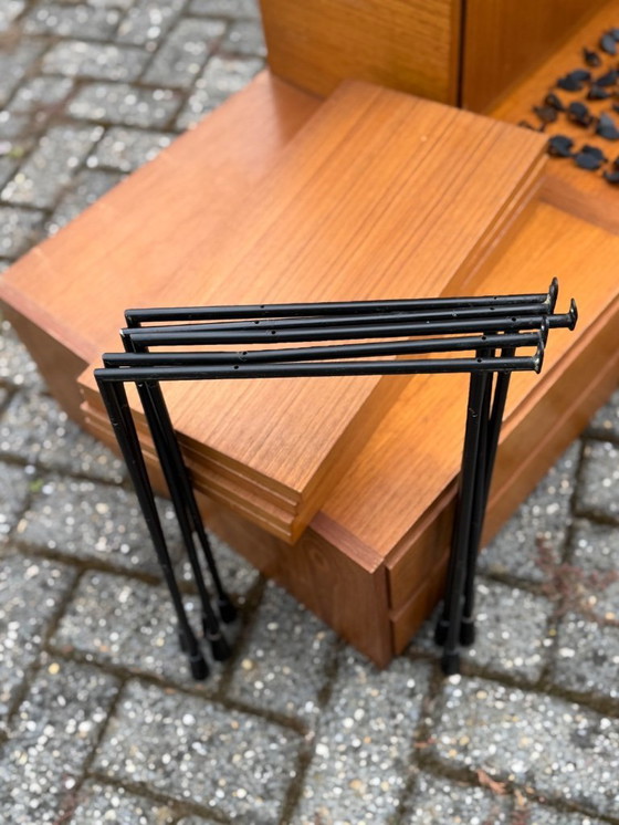 Image 1 of Omnia Modulair Teak Wandmeubel