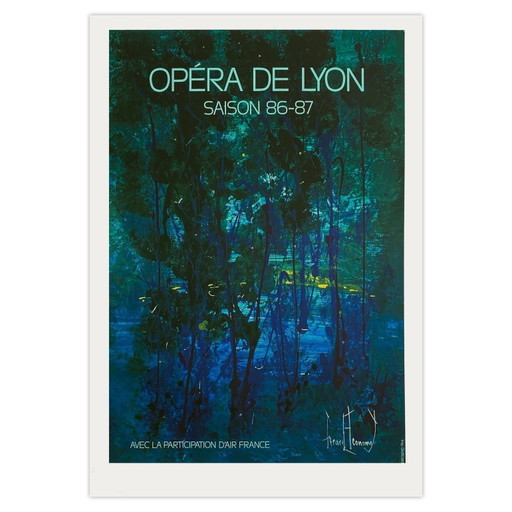 Gérard ECONOMOS, Oper Lyon – Saison 1987, Plakat 1986