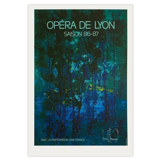 Image 1 of Gérard ECONOMOS, Oper Lyon – Saison 1987, Plakat 1986