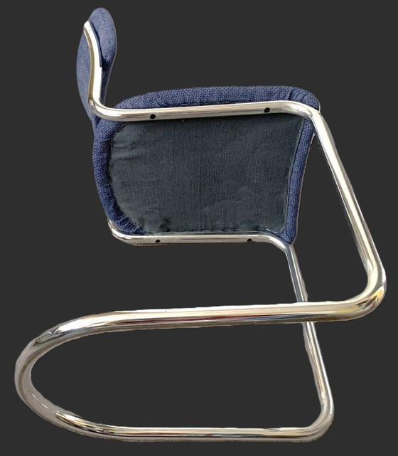 Image 1 of Sedia in tubolare d'acciaio attr. W.H.Gispen