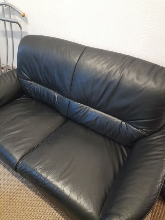 Sofa – W. Schillig, 2 Sitzer Sofas, Leder (photo 8 of 8)