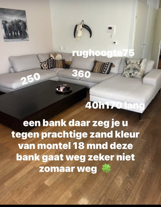 Montel Monza Corner Sofa – hoekbanken, Cotton, Metal (photo 2 of 5)