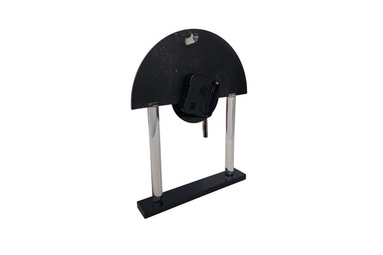 Image 1 of Horloge de table vintage « Creazioni G & F » – Design italien postmoderne – Fabriquée en Italie