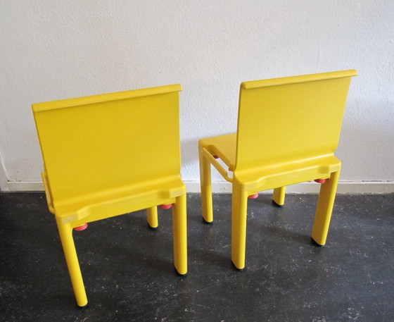 Image 1 of 2x chair High chair Sistema Scuola ,M. Matsukaze, Kartell