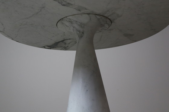 Image 1 of Angelo Mangiarotti ‘M1’ Dining Table in Solid Carrara Marble