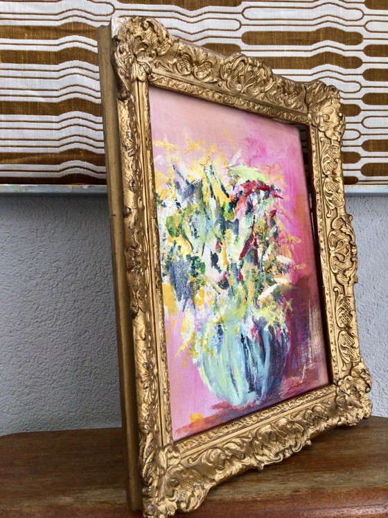 Image 1 of Oil painting in an antique frame