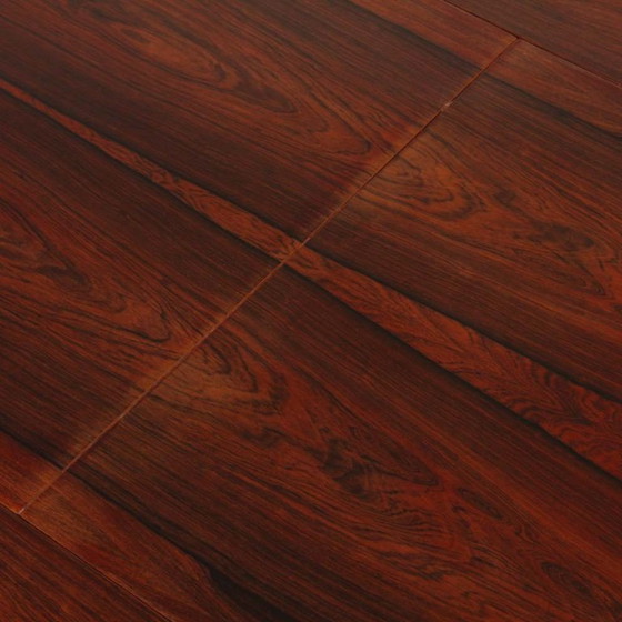 Image 1 of Round extendable dining table in Rio rosewood, 1960