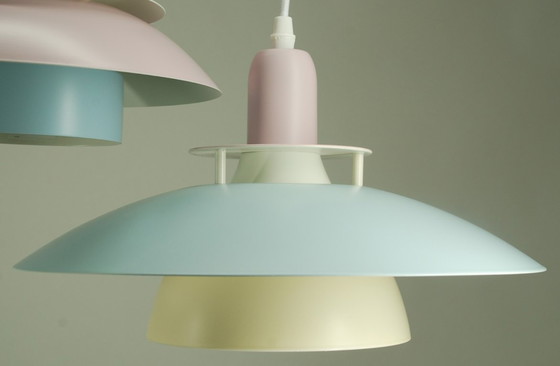 Image 1 of Vintage Danish pendant lamps - set of 3 pieces.