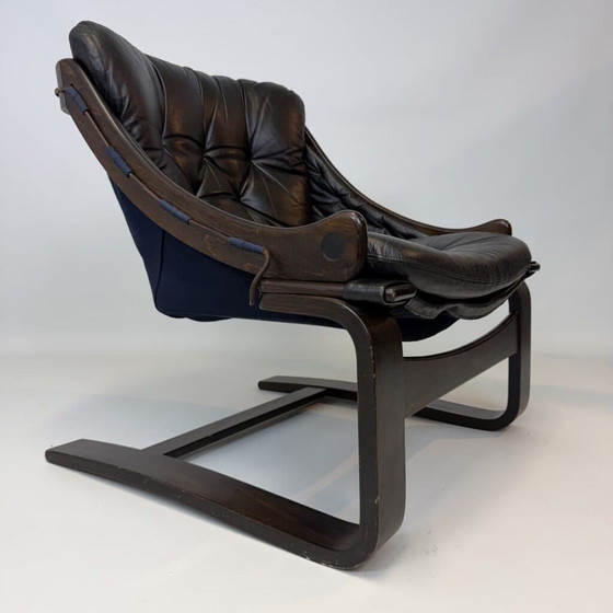 Kroken armchair by Åke Fribytter for Nelo Möbel, Leather (photo 16 of 18)