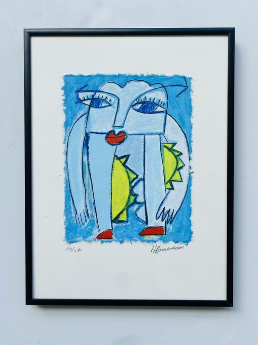 Silkscreen by Hannes Kuiper W23