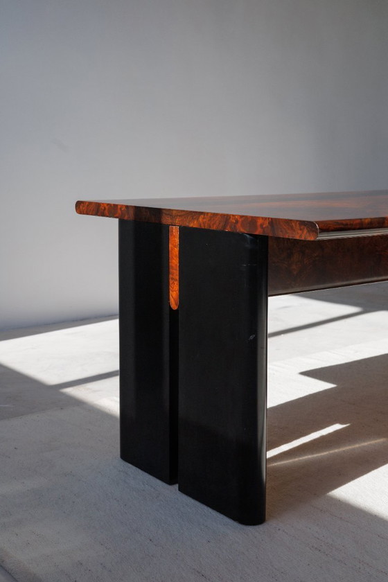 Image 1 of Directiebureau van wortelhout uit de jaren 80