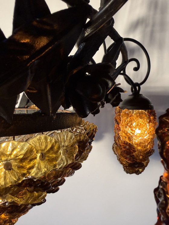 Image 1 of Kroonluchter Murano 1950/60