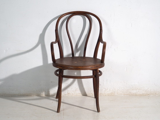 Antique bentwood Thonet armchair – Central Europe, circa 1900 – Metal (photo 40 of 40)
