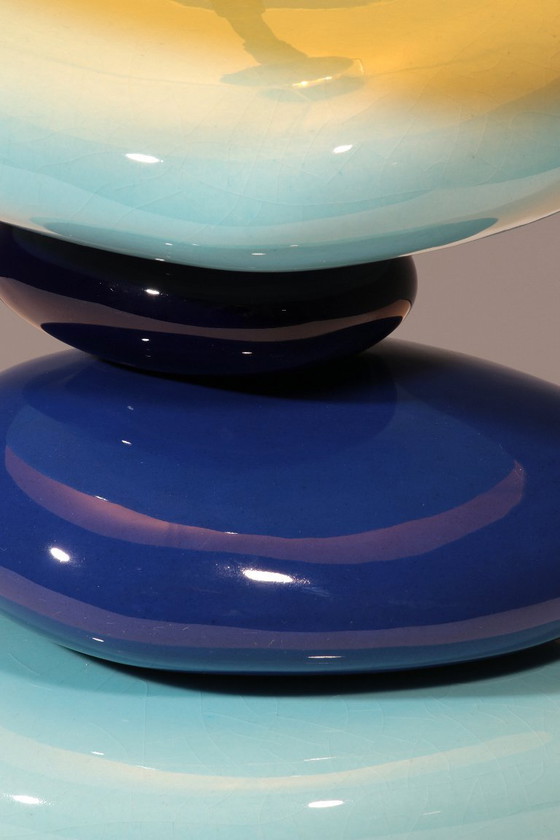 Image 1 of Lampada da tavolo Pebble di François Chatain, anni '80