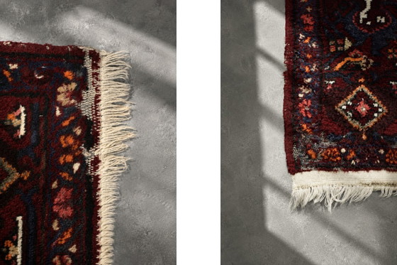 Vintage handgeweven Midden-Oosterse Oosterse Hamadan tapijt, jaren 60 – Decoratieve objecten, Wool (photo 12 of 12)