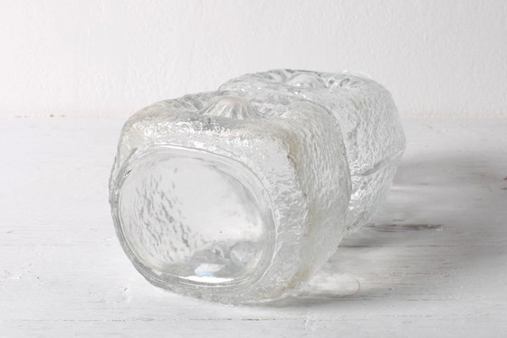 Image 1 of Vase Kvety / Pressed Glass Vase Flowers by Pavel Panek / Libochovice / Czech Republic / 1973