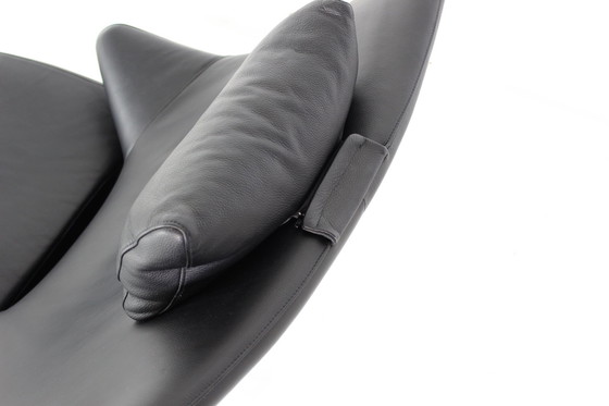 Image 1 of WK Wohnen Multi-Functional Relax Chair / Relax Armchair "Solo" by Prof. Heiliger in Premium Leather