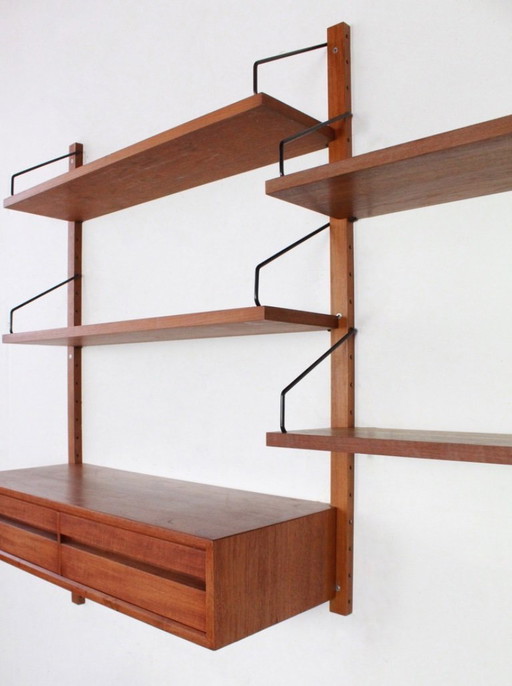 Vintage wall system Poul Cadovius Royal System Cado Denmark