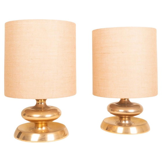 Lampade da tavolo dorate di Luci Italia, 1970 – Vintage (photo 7 of 17)