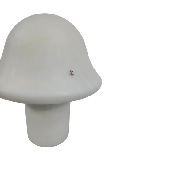 Image 1 of Peill & Putzler mushroom lamps 70s glass zebra