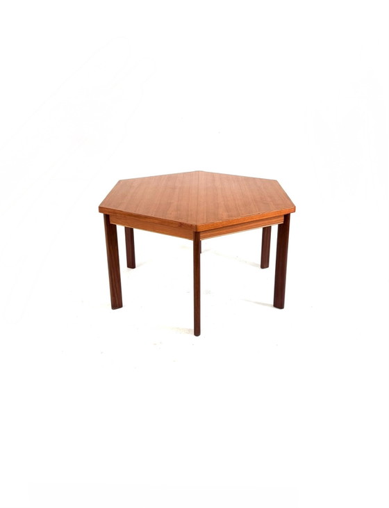 Image 1 of Table de salle à manger extensible vintage en teck danois des années 60