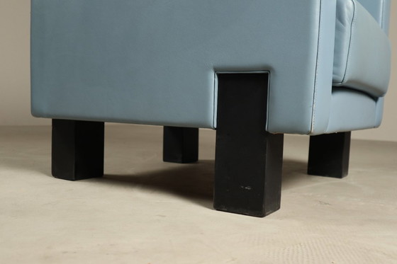 Image 1 of Pair of "Moji" Armchairs by Shigeru Uchida for Poltrona Frau, Italy