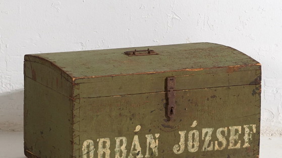 Antike grüne Truhe (ca. 1920) #20 – Kommoden, Rustic (photo 3 of 39)