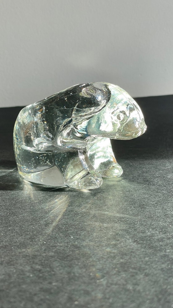 Image 1 of BOUGEOIR Ours Polaire CRISTAL Vintage