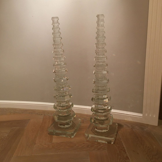 Image 1 of Decorazione in cristallo Pagoda Eichholtz