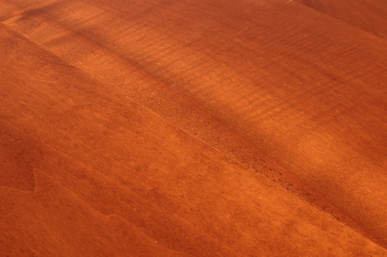 Image 1 of Italian Craftsmanship Round Walnut Side Table from the 60s
