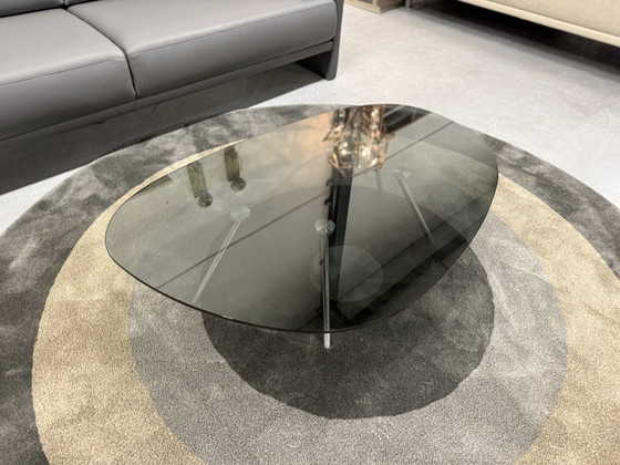 Image 1 of Tavolino da caffè Beek Maupertuus in vetro nero 110x71