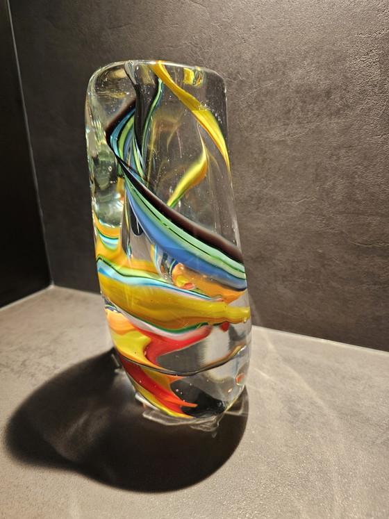 Vaso speciale pesante in Arte in vetro vintage – stile Murano – 4 a 5 kg – Glass (photo 4 of 15)