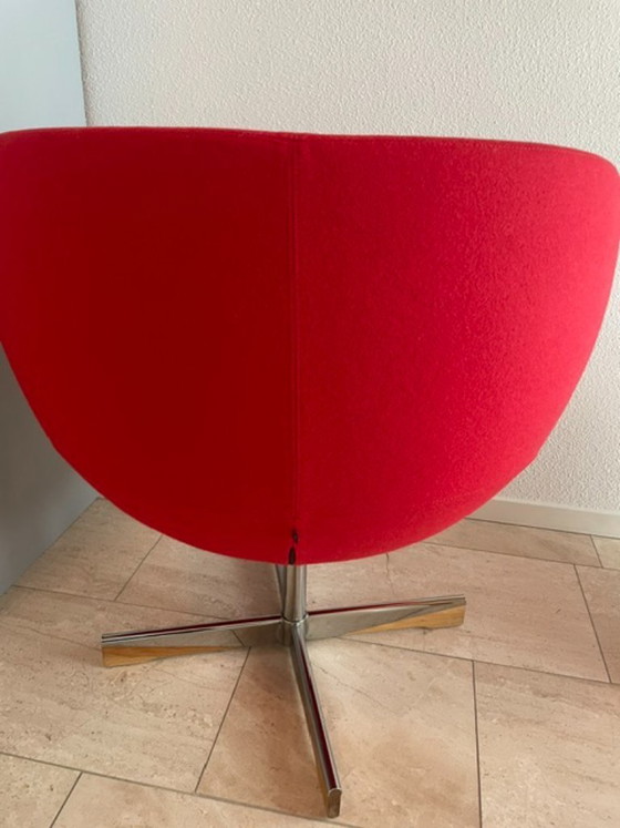 Image 1 of Stokke Varier stoel - "Planet" - stoffen bekleding - tomaat rood