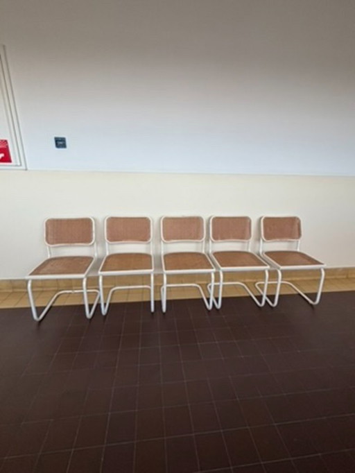 5x Silla Cesca B32 de Marcel Breuer