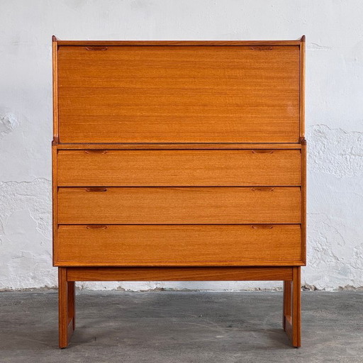 Turnidge of London Teak Secretary, 1960