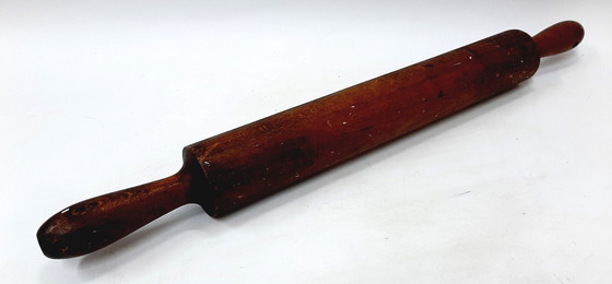 Image 1 of Antique Primitive Wooden Rolling Pin