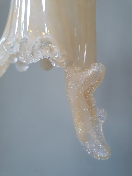 Image 1 of Lámpara antigua de Murano de cristal color ámbar