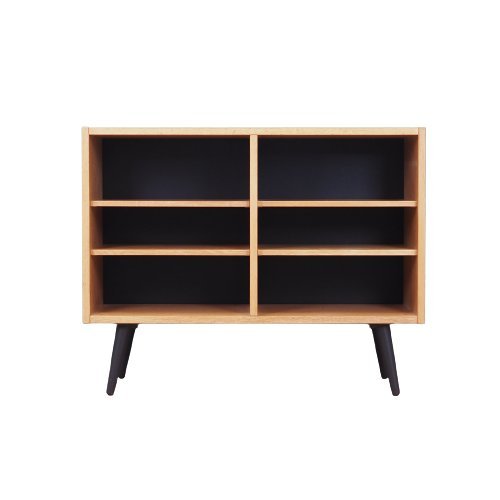 Libreria in frassino, design danese, anni '70, produzione: Danimarca