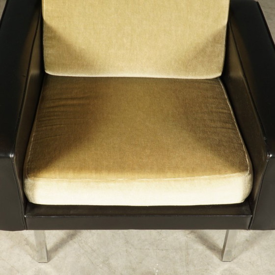 Image 1 of Fauteuil vintage – velours – années 60