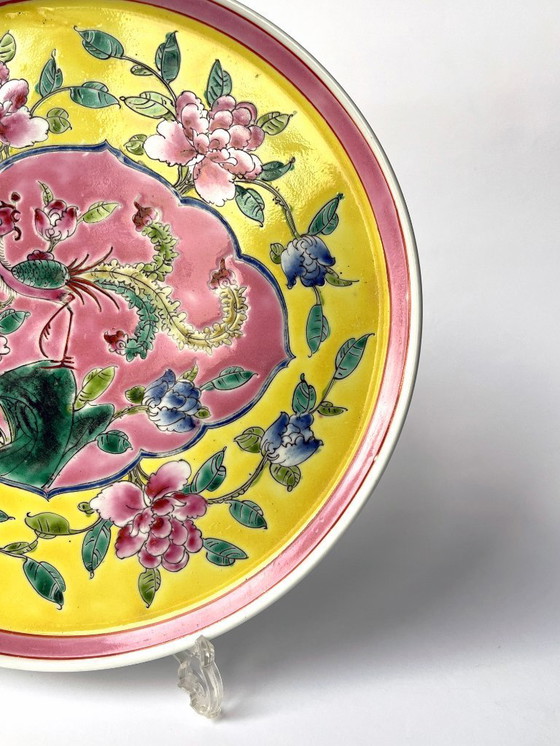 Image 1 of Decoratief bord Nyonya Peranakan Chinees porselein