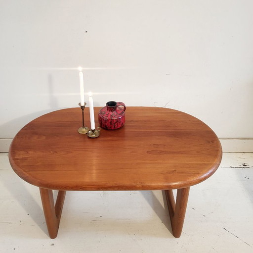 Vintage Deens Niels Bach Salontafel