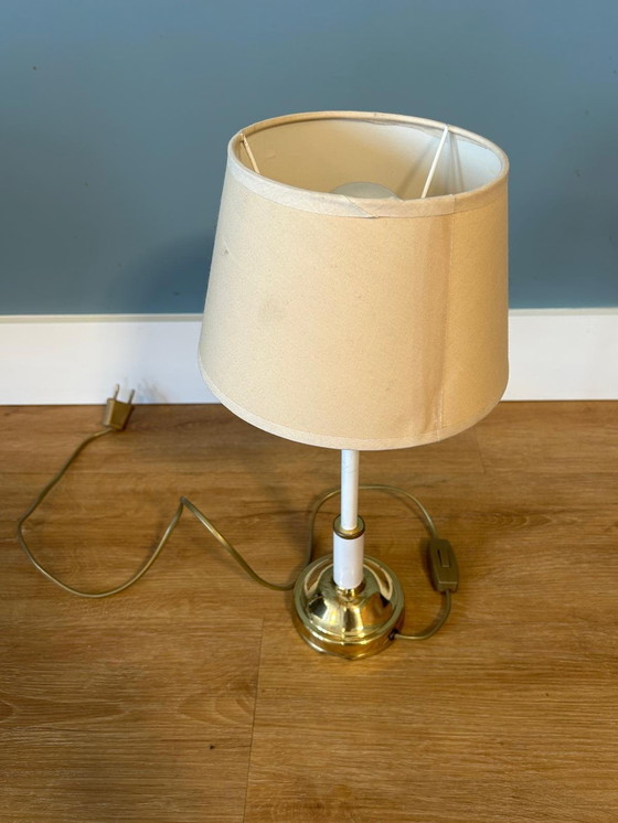 Image 1 of Vintage Messing Tafellamp