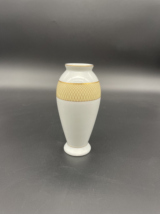 Rosenthal Classic Porcelain Vase with Gold Decor, 1990s