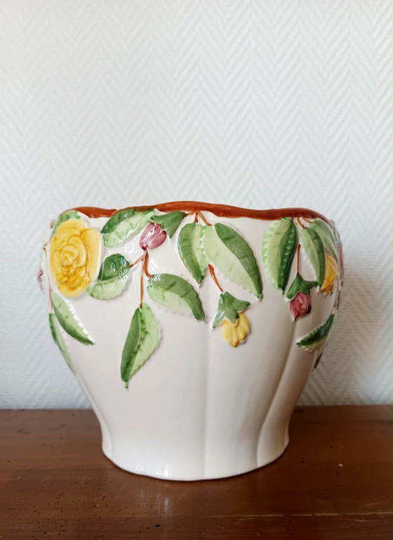 Image 1 of Vintage ceramic flower pot