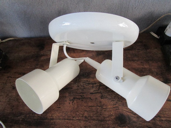 Image 1 of White HEMA ceiling spotlights 1970s