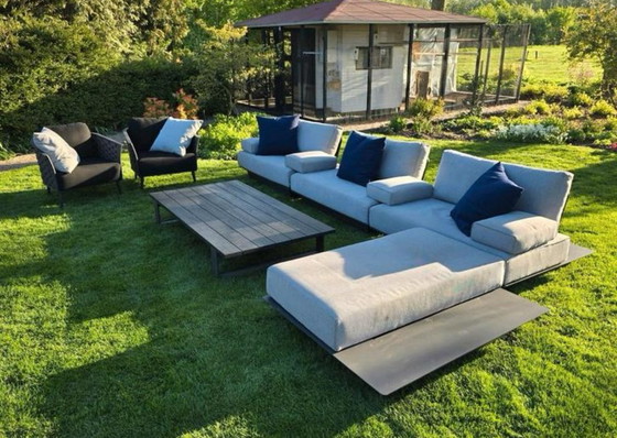 Image 1 of Set completo di divani, sedie, tavolo e braccioli Manutti Air Lounge modulari