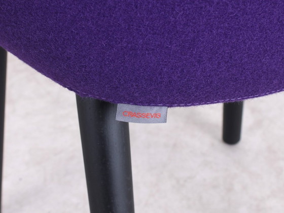Image 1 of 4x Crassevig Pola Round P/4W chair purple