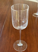 Set of 4 House Doctor wine glasses - minimalist design - transparent glass
